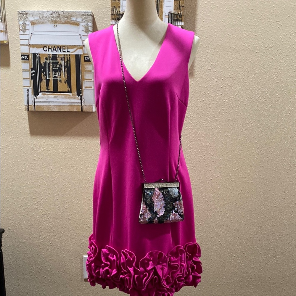 Chic Donna Ricco Pink Sleeveless Dress with crossbody 💕